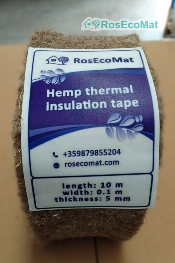 Конопена топлоизолационна лента «RosEcoMat Hemp Tape»