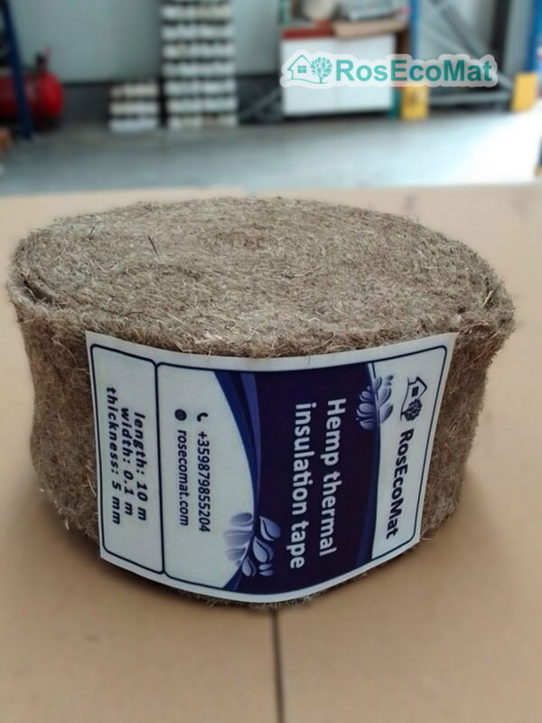 Конопена топлоизолационна лента «RosEcoMat Hemp Tape»