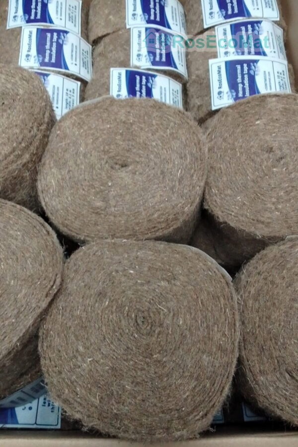 Конопена топлоизолационна лента «RosEcoMat Hemp Tape»